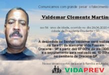 Falecimento 29/06/20