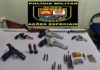 Fiscalização do Baep em divisa de estados resulta na apreensão de armas de fogo e munições