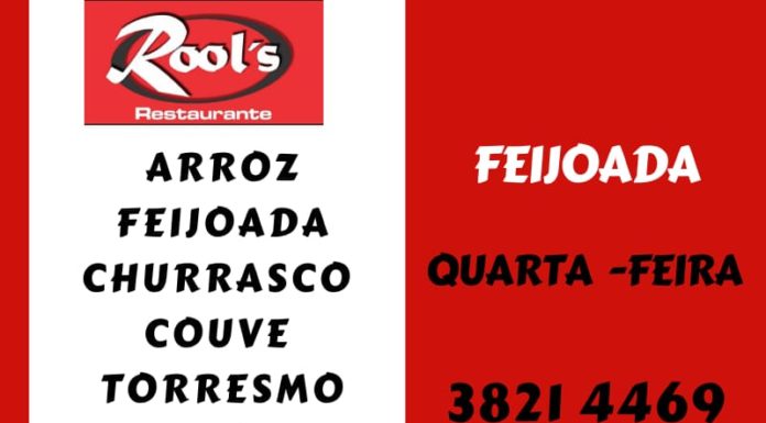 Hoje tem Feijoada no Rool’s Restaurante além das delícias noturnas e marmitex 24/06