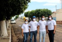 Fiscais da Prefeitura de Flora Rica saem às ruas para orientar população sobre a COVID-19