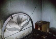 Incêndio em residência na cidade de Nova Guataporanga