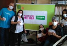 Associação da Mulher Unimed de Dracena doa máscaras para a AVAHU