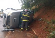 Acidente deixa motorista ferido na SP-294, em Parapuã