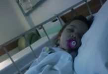 Garotinha Alícia deixa a UTI do Hospital Santo Antônio em Porto Alegre/RS