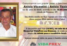 Falecimentos 14/07/20