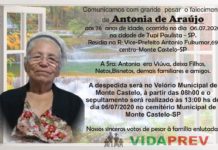 Falecimento 06/07/20