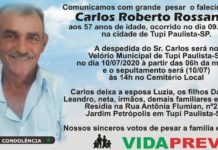 Falecimentos 10/07/20