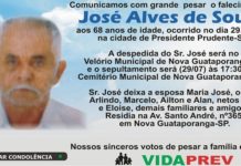 Falecimento 29/07/20