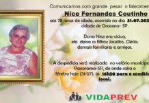 Falecimentos 31/07/20