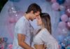 Jogador Rodrigo Caio e esposa Tayane Carvalho estão grávidos