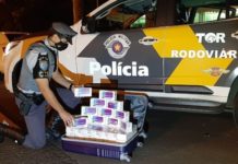 Celulares sem documentação fiscal são apreendidos durante fiscalização da Polícia Rodoviária na SP-270