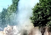 Incêndio destrói carro em Adamantina