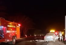 Mulher morre em acidente registrado na SP-294, entre Osvaldo Cruz e Inúbia Paulista