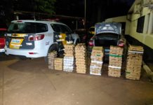 Dois jovens são presos com quase 500 Kg. de Drogas em Paulicéia na madrugada deste sábado