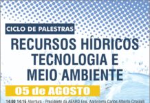 AEARD realiza Ciclo de Palestras Recursos Hídricos Tecnologia e Meio Ambiente