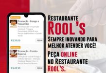 No jantar tem diversos pratos no Rool’s Restaurante, atendendo Delivery