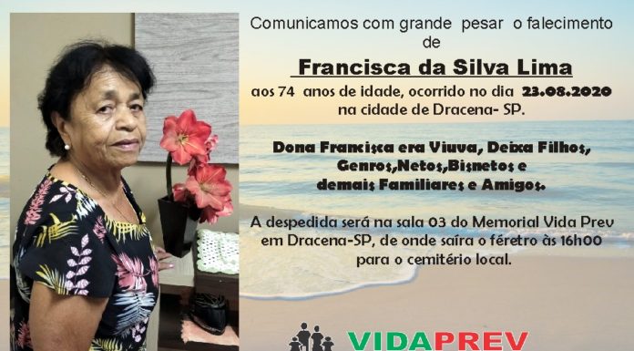 Falecimentos 23/08/20