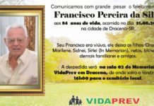 Falecimentos 31/08/20