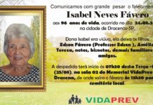 Falecimentos 25/08/20