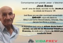 Falecimentos 21/08/20