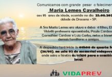 Falecimentos 26/08/20