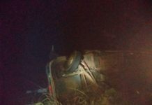 Caminhoneiro morre em acidente na vicinal Henrique Coutinho (estrada da Usina Rio Vermelho), em Junqueirópolis