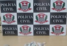 Polícia Civil prende homem suspeito por tráfico e apreende porções crack e maconha em Dracena.