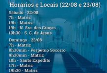 Comunicado da Igreja Matriz Nossa Senhora da Aparecida de Dracena