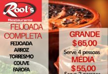 Hoje tem Feijoada no Rool’s Restaurante