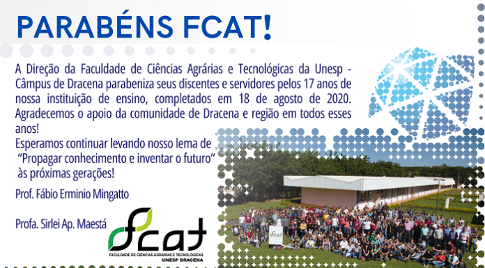 Unesp completa 17 anos em Dracena