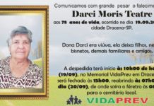 Falecimentos 19/09/20