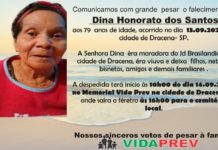 Falecimento 14/09/20