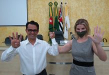 Em Convenção realizada na noite de ontem, Kielse Muniz candidato a prefeito apresentou Mirella Lanzoni como vice