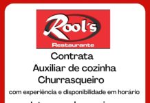 Rool’s Restaurante está contratando funcionários para duas funções