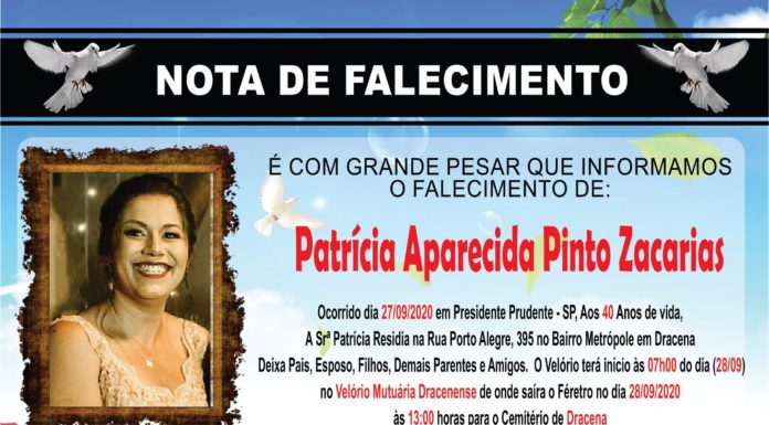 Falecimentos 27/09/20