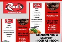Confira as delicias do Rool’s Restaurante atendendo no sistema Delivery