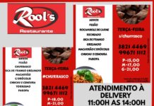 Venha provar as delícias do Rool’s Restaurante, atendimento no sistema Delivery e Presencial