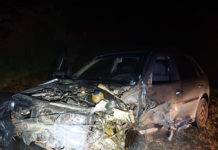 Motorista fica ferido em colisão frontal na SP-294