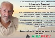 Falecimento 13/10/20