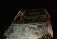 Polícia militar prende em flagrante homem que furtou, capotou e veículo pegou fogo