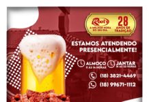 Confira as diversas opções do Rool’s Restaurante atendendo Delivery e Presencial