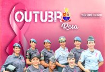 Outubro Rosa: Nós Apoiamos essa causa! Polícia Militar