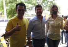 Deputado Federal Bozzella Junior (PSL) visita Dracena e apoia candidatura de Kielse e Mirella