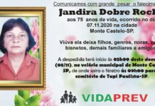 Falecimentos 07/11/20