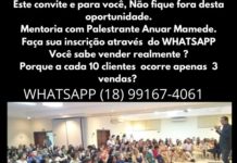 Em breve Palestra com Anuar Mamede