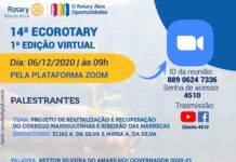 14ª Edição do Ecorotary, terá a 1ª virtual