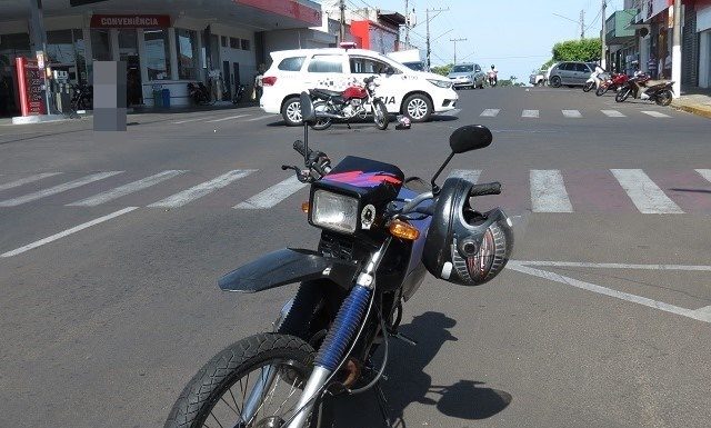 Acidente entre duas Motocicletas deixa mulher ferida em Dracena