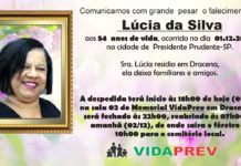 Falecimentos 01/12/20