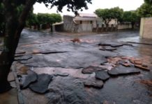 Chuva forte de ontem provocou diversos estragos, veja fotos e vídeos de Internautas