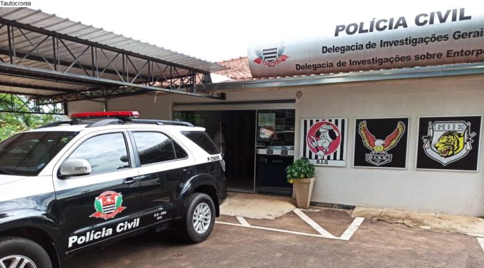 Polícia Civil em “Operação Tautocronia” cumpre cinco mandados de prisão em Dracena.